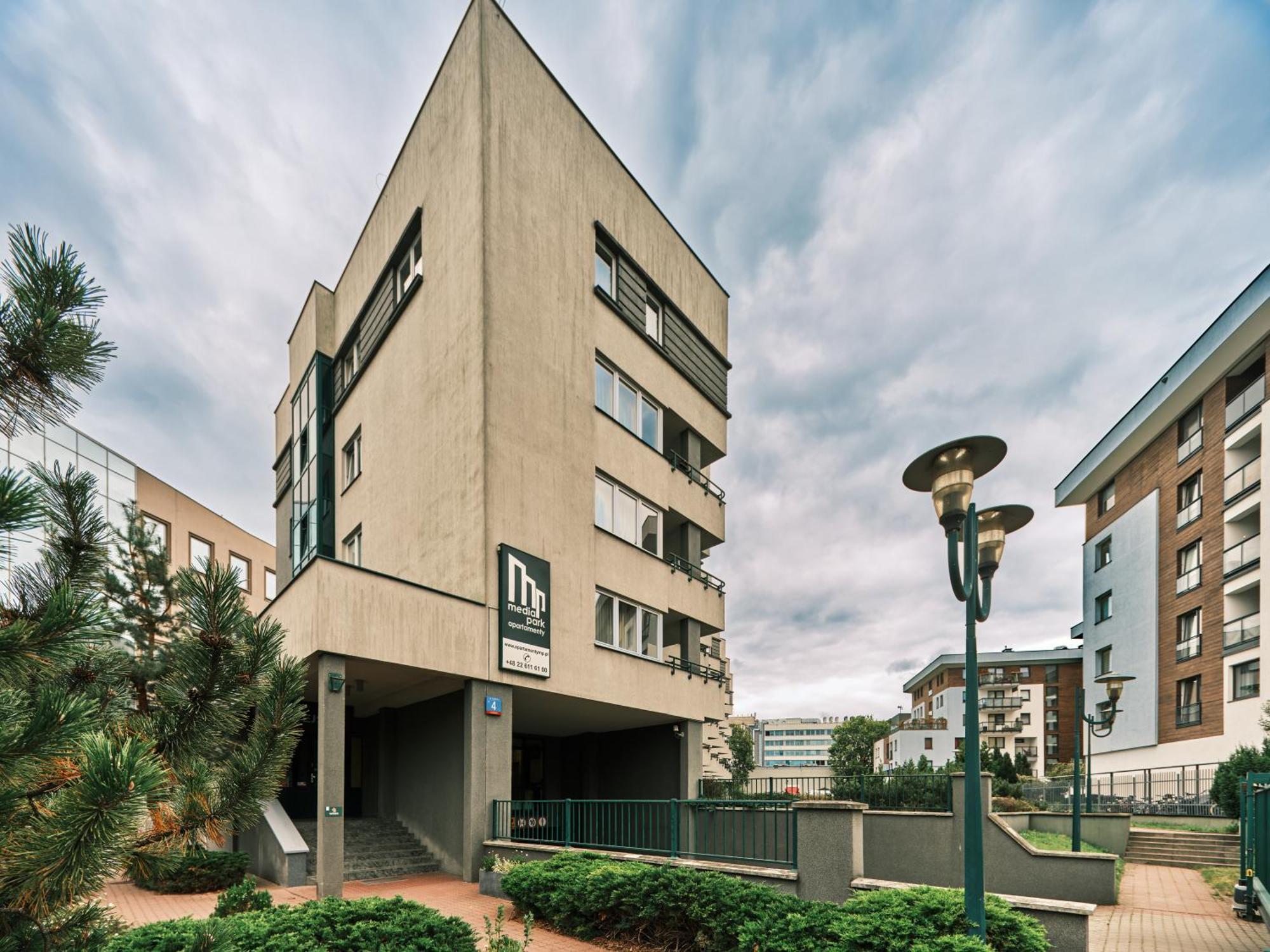 Apartamenty Media Park Varşovia Exterior foto